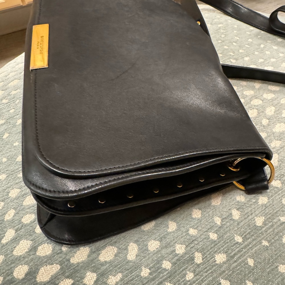 Ysl black cross body bag